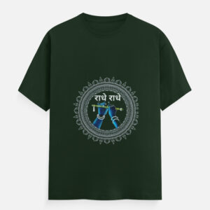 Unisex Classic Crew T-Shirt Radhe Radhe Printed T-shirt