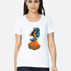 Radha Krishna Women's Classic spiritual T-Shirt